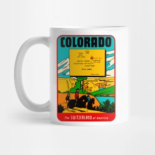 Vintage Colorado Decal Mug